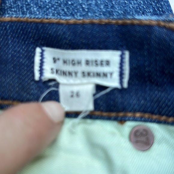 Madewell 9” high riser skinny skinny 26 - Picture 5 of 5